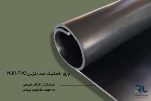 NBR-PVC ورق لاستیک ضد بنزین